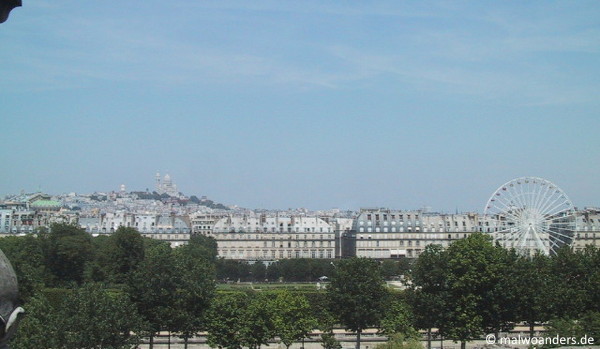 Blick aus dem Museum auf die Stadt