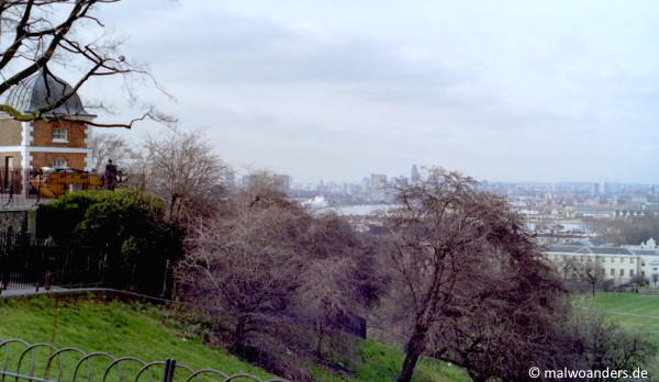 Blick vom Observatorium auf die City
