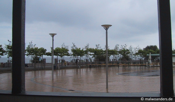 Regenschauer in Göhren