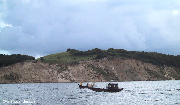 Steilküste der Halbinsel Mönchsgut