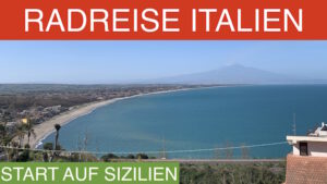 Beginn meiner Italienradreise 2023 | Von Catania auf Sizilien nach Augusta